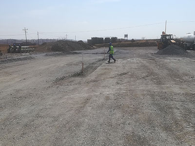 Start of construction on site